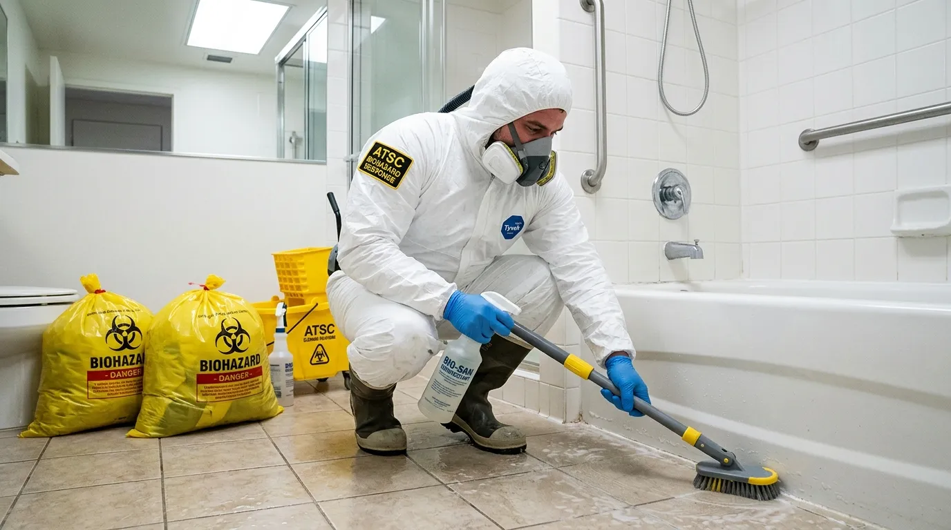 Decontamination equipment deployed for Blood Cleanup in Wauwatosa